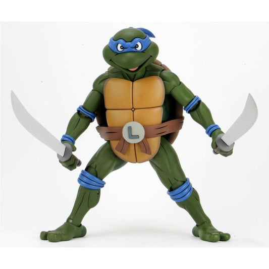 Figura articulada NECA de Leonardo de Las Tortugas Ninja con dos espadas - 3
