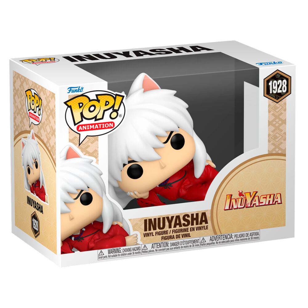 Figura Funko POP! de Inuyasha con cabello blanco y vestimenta roja - 2