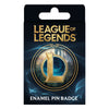 Pin esmaltado de League of Legends con logotipo dorado
