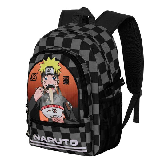 Mochila Ichiraku Naruto Shippuden negra con estampado de Naruto