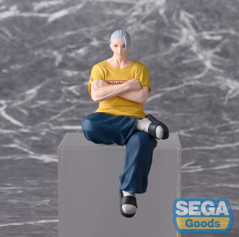 Figura PM Perching de Taro Sakamoto de Sakamoto Days, sentado con brazos cruzados - 4