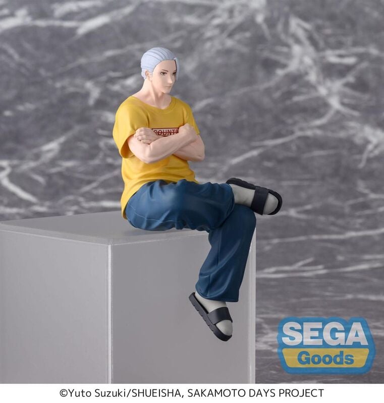 Figura PM Perching de Taro Sakamoto de Sakamoto Days, sentado con brazos cruzados - 5