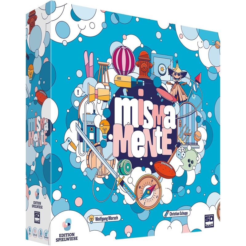Caja del juego de mesa Mismamente en español