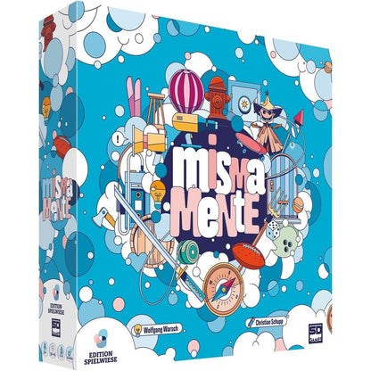 Caja del juego de mesa Mismamente en español