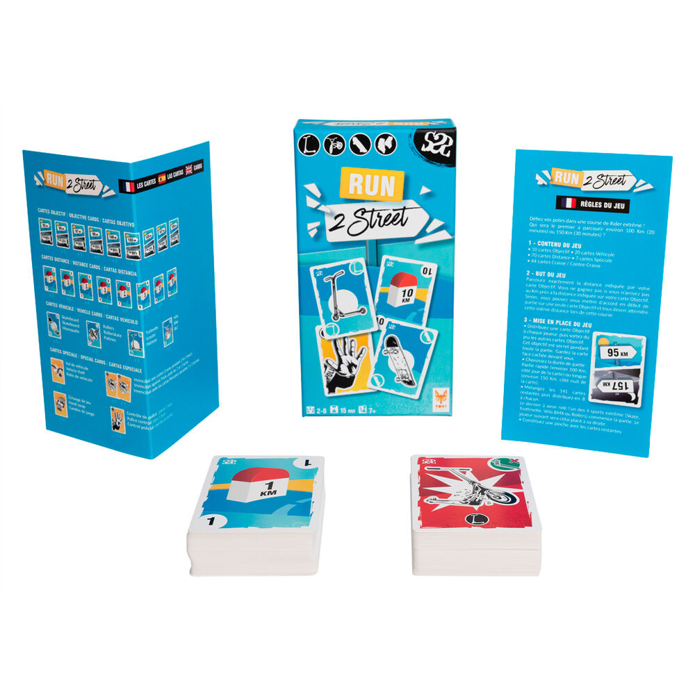 Caja del juego de cartas Run 2 Street de TOPI GAMES - 3