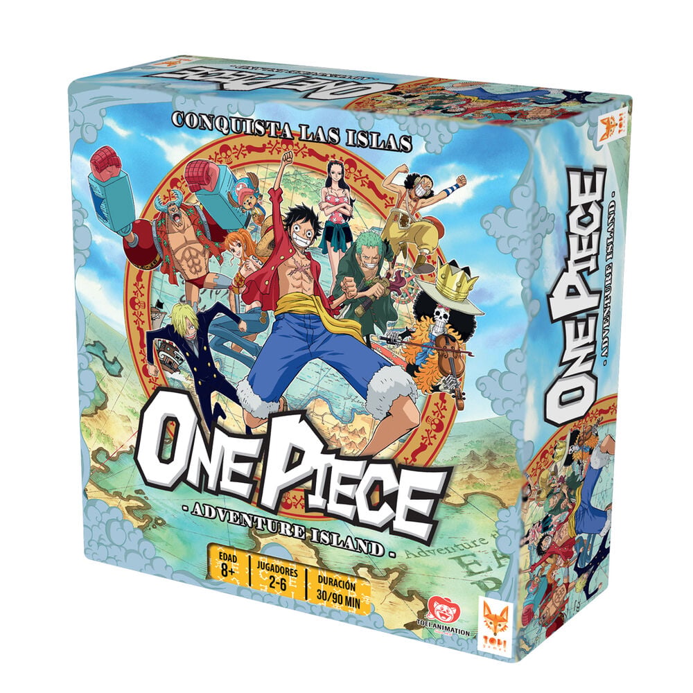 Caja del juego de mesa One Piece Isla de Aventuras