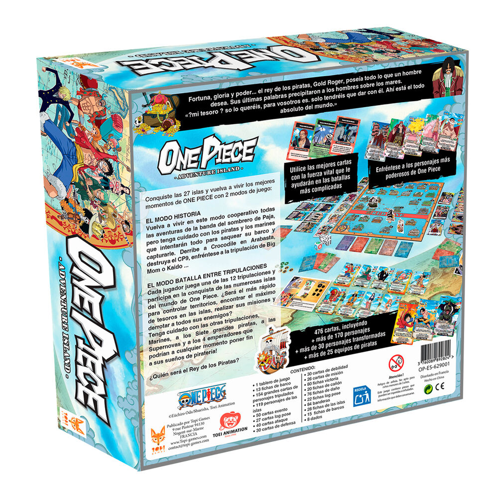 Caja del juego de mesa One Piece Isla de Aventuras - 2