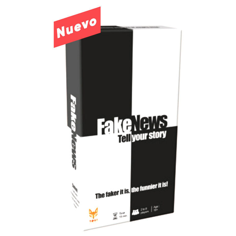 Caja del juego de mesa Fake News de TOPI GAMES