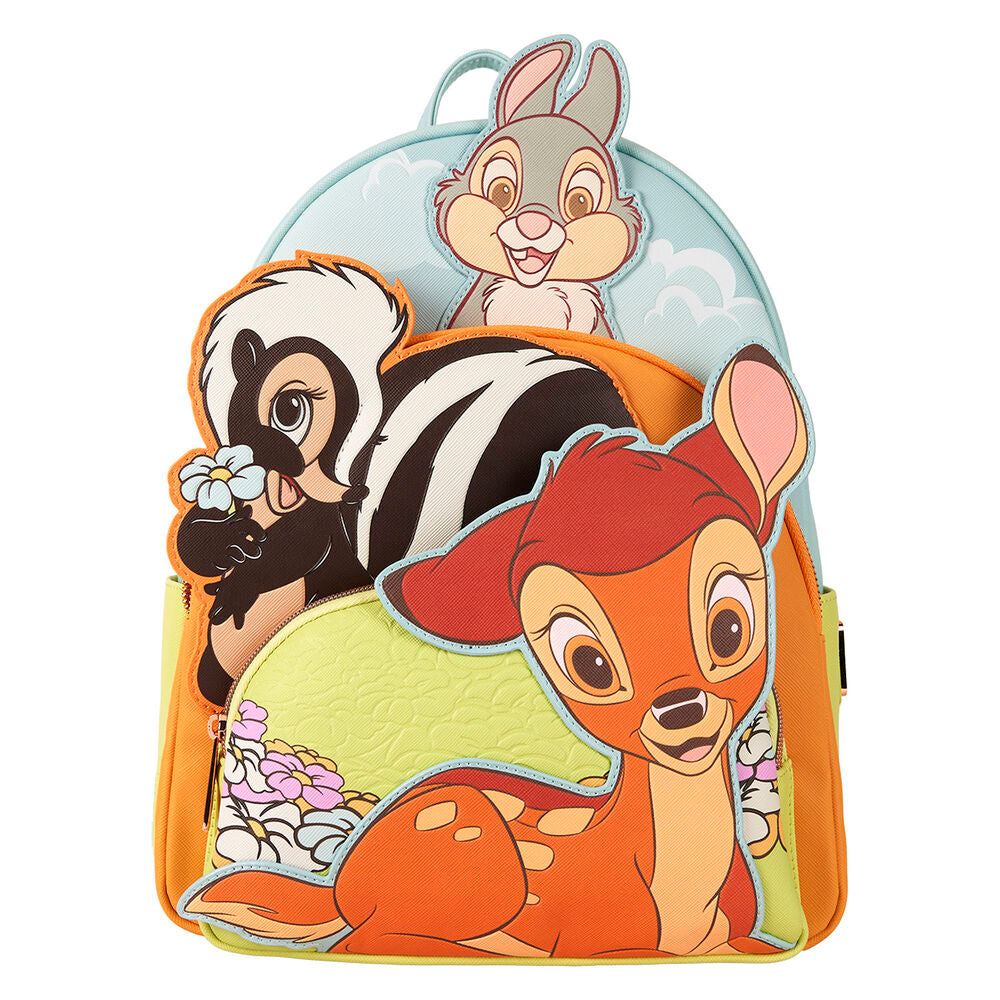 Mochila Bambi Disney Loungefly con Bambi, Tambor y Flor