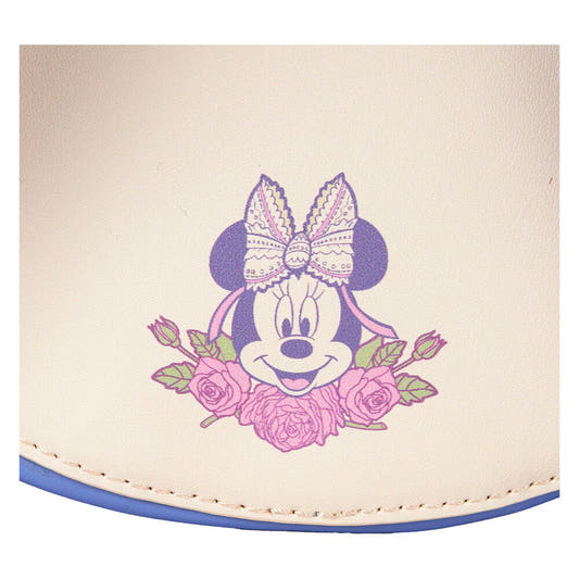 Mochila floral de Minnie Disney Loungefly con detalles de encaje - 4