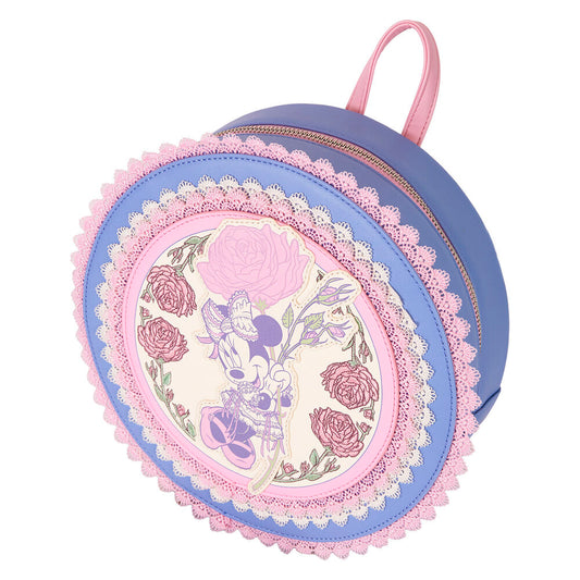 Mochila floral de Minnie Disney Loungefly con detalles de encaje - 6