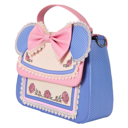 Bolso bandolera Floral de Minnie Disney Loungefly azul y rosa - 2