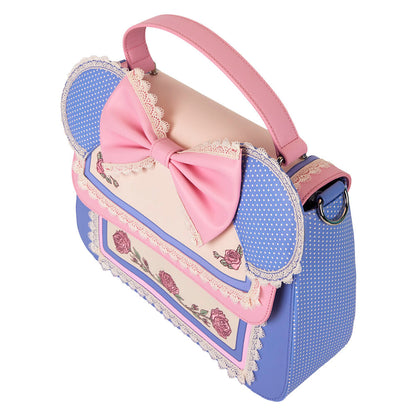Bolso bandolera Floral de Minnie Disney Loungefly azul y rosa - 5