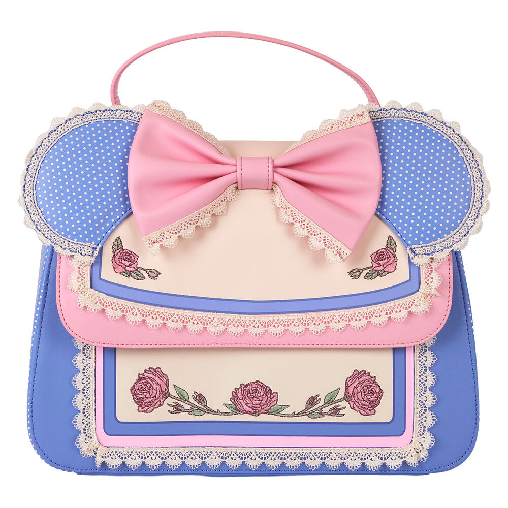 Bolso bandolera Floral de Minnie Disney Loungefly azul y rosa - 3