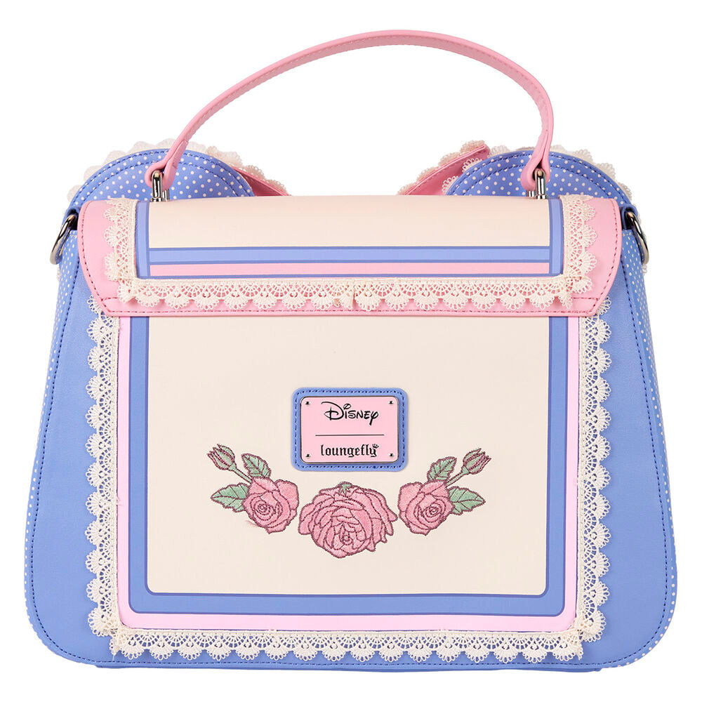 Bolso bandolera Floral de Minnie Disney Loungefly azul y rosa - 6