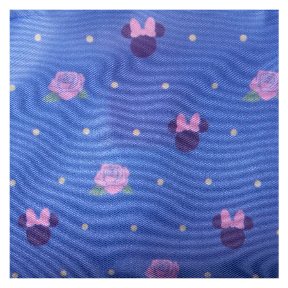 Bolso bandolera Floral de Minnie Disney Loungefly azul y rosa - 8