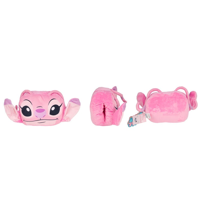Cojín calienta manos rosa con rostro de Angel Stitch Disney - 4
