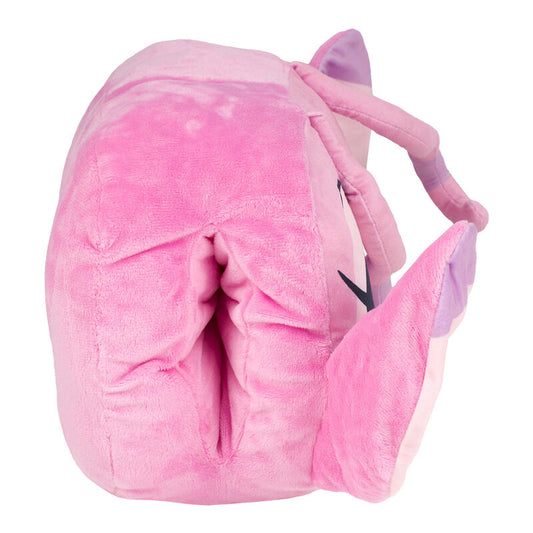 Cojín calienta manos rosa con rostro de Angel Stitch Disney - 2