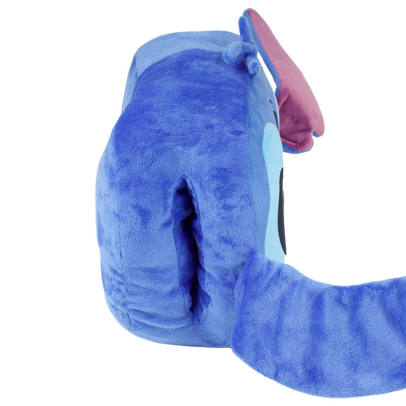 Cojín calienta manos azul con rostro de Stitch Disney - 2