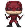 Figura FUNKO POP de Daredevil con uniforme rojo y dos bastones