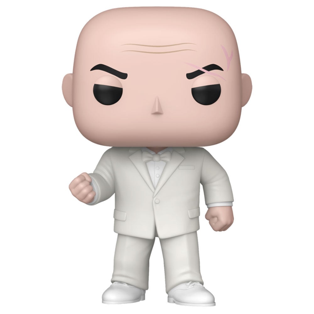 Figura POP de Kingpin con traje blanco