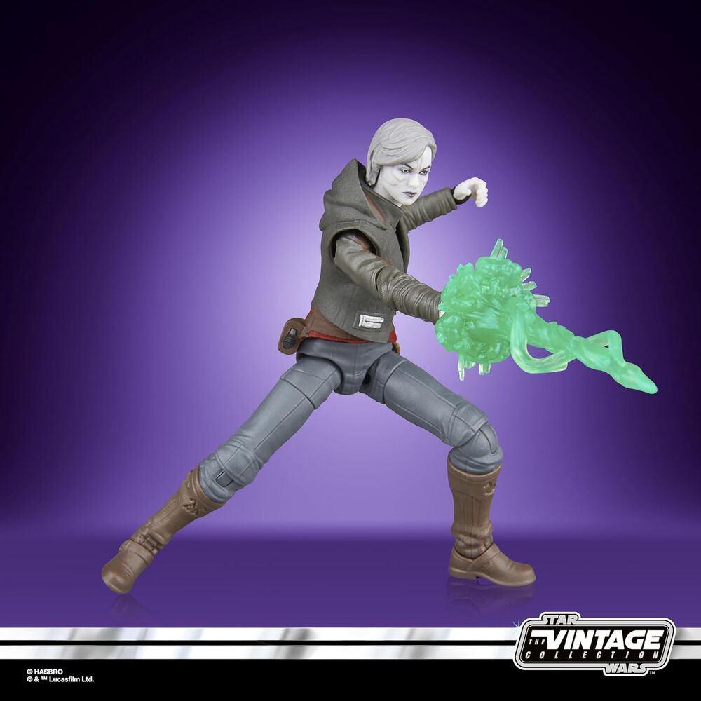 Figura articulada de Nightsister Merrin con bastón y efecto mágico verde - 3