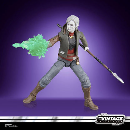 Figura articulada de Nightsister Merrin con bastón y efecto mágico verde - 4