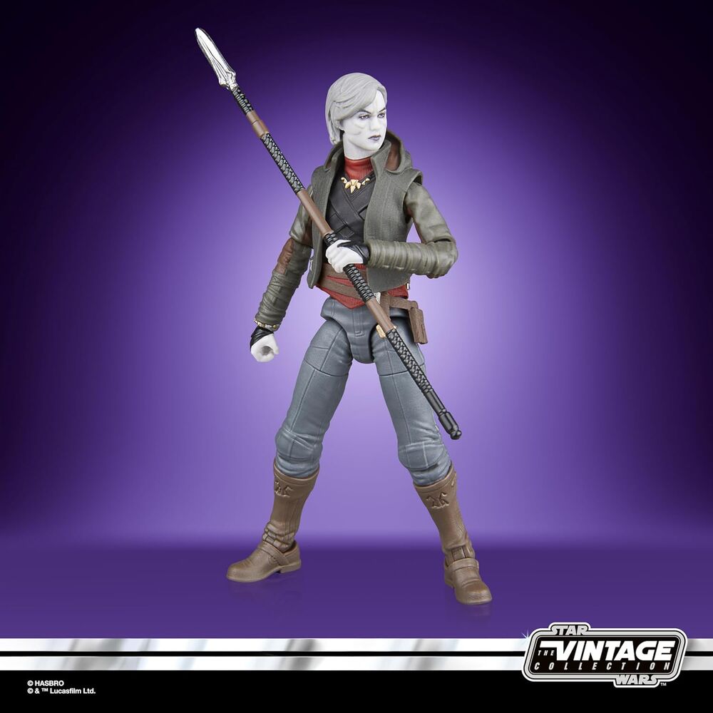 Figura articulada de Nightsister Merrin con bastón y efecto mágico verde - 5