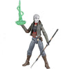 Figura articulada de Nightsister Merrin con bastón y efecto mágico verde