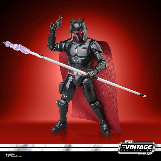 Figura articulada de Moff Gideon Dark Trooper con capa roja - 3