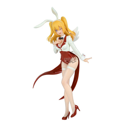 Figura Liliel Bunny Style de BANPRESTO con traje rojo y blanco