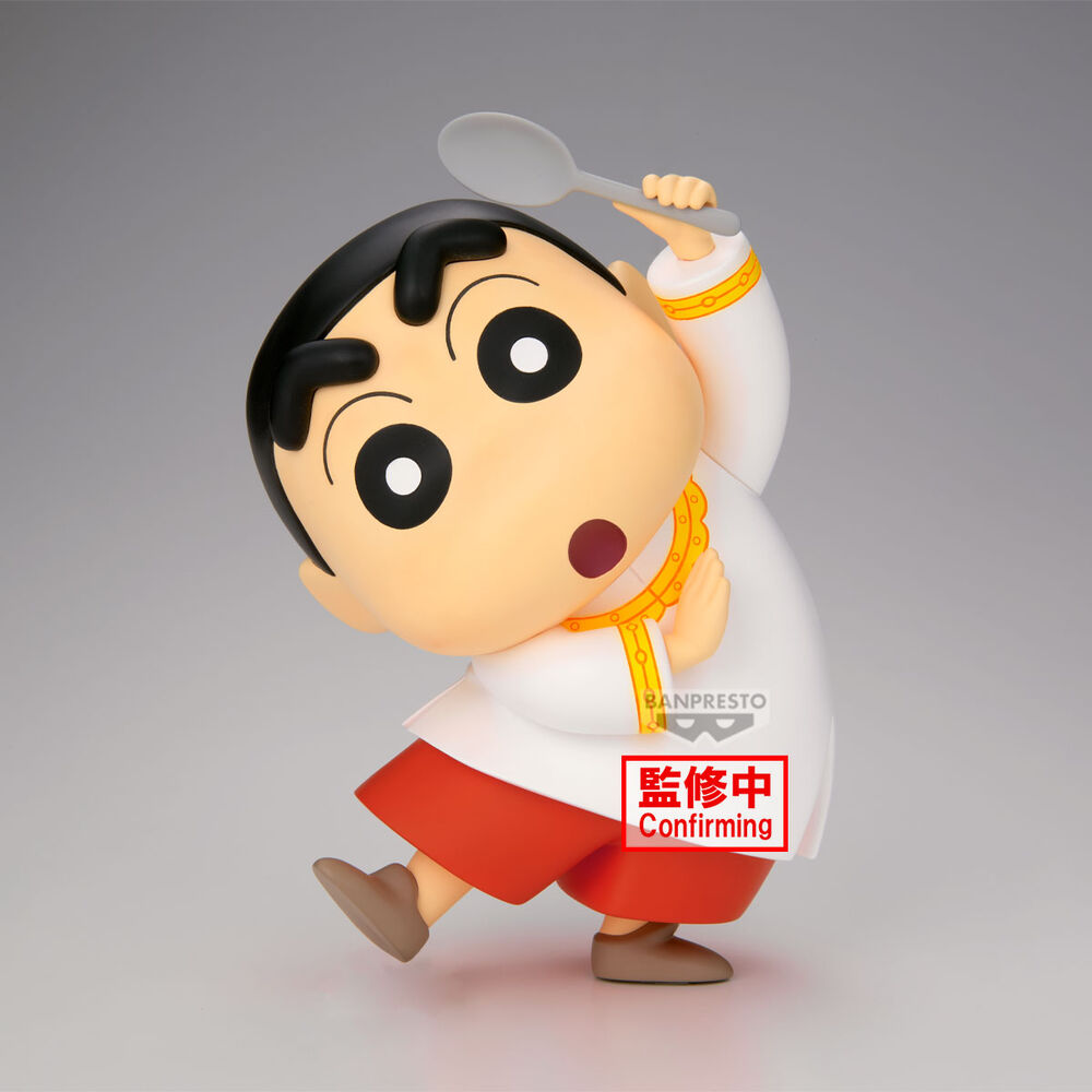 Figura de Shinnosuke de Crayon Shinchan con cuchara levantada - 2