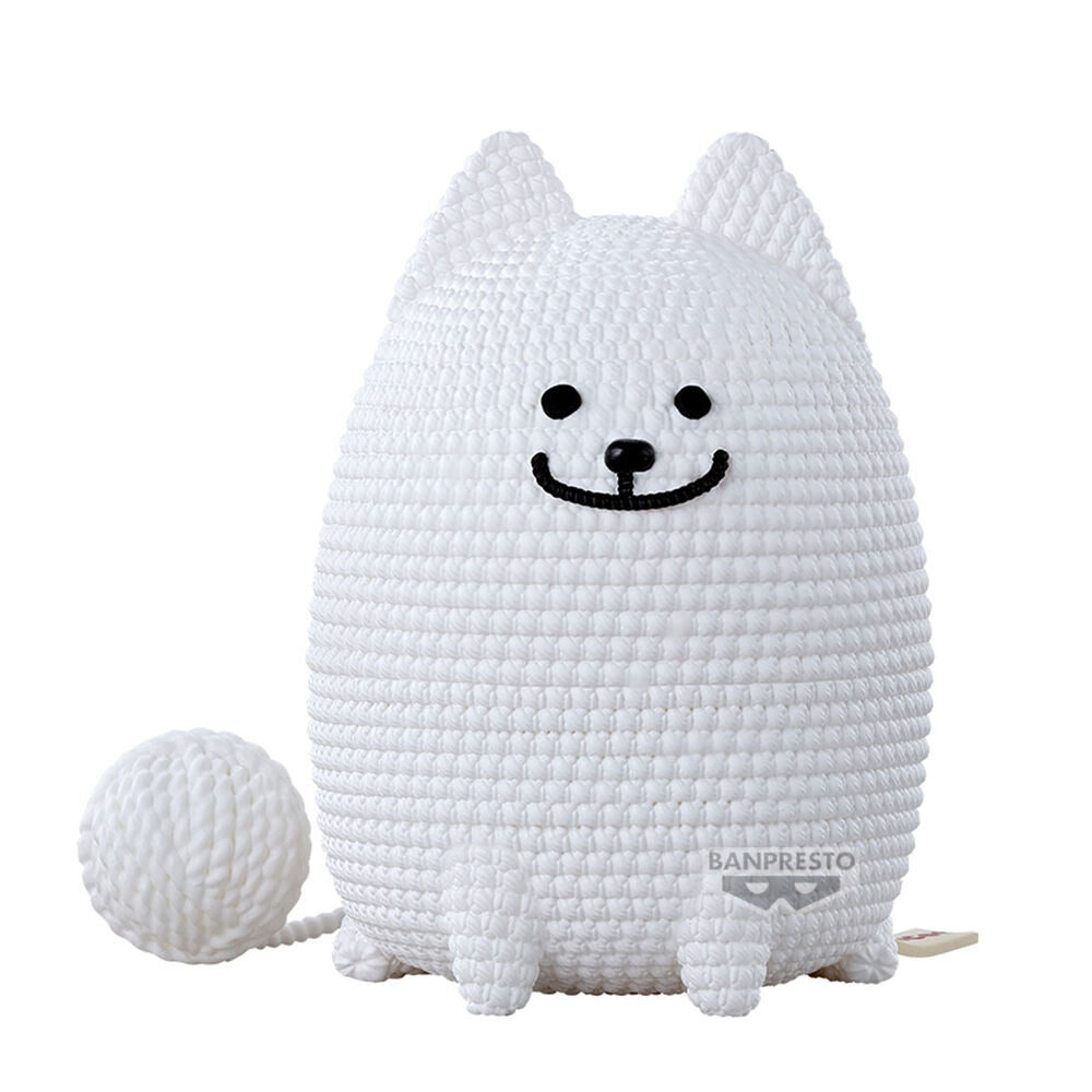 Figura blanca de Annoying Dog de Undertale con cola redonda