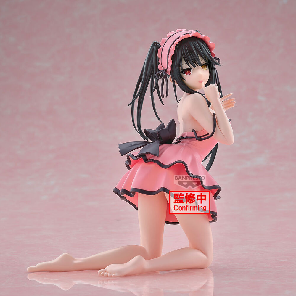 Figura de Kurumi Tokisaki de Date a Live con vestido rosa - 2