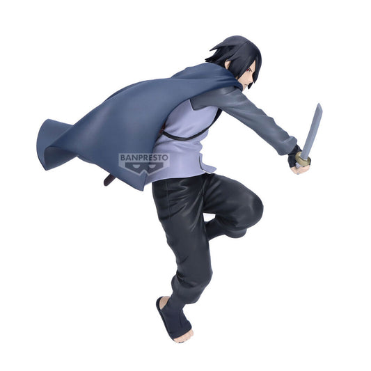 Figura de Sasuke Uchiha de Boruto con espada y capa extendida - 2