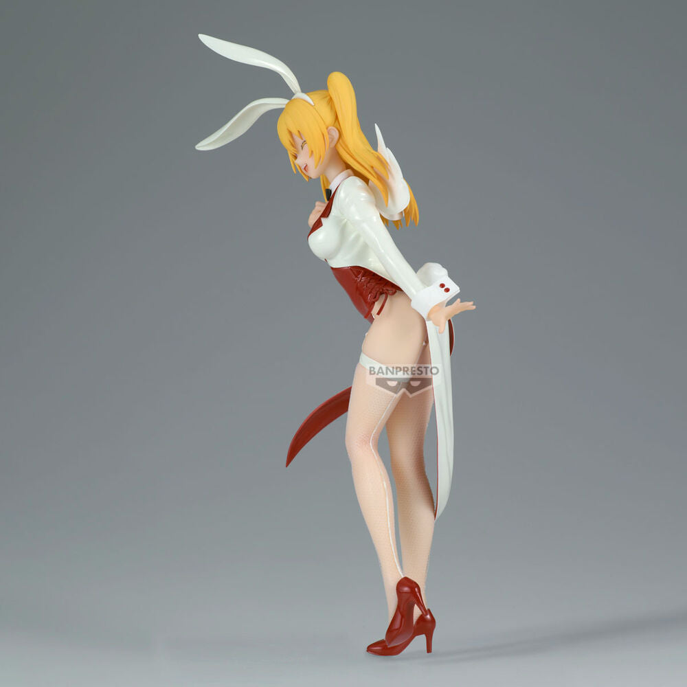Figura Liliel Bunny Style de BANPRESTO con traje rojo y blanco - 4