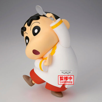 Figura de Shinnosuke de Crayon Shinchan con cuchara levantada - 5
