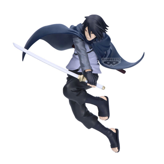 Figura de Sasuke Uchiha de Boruto con espada y capa extendida - 4