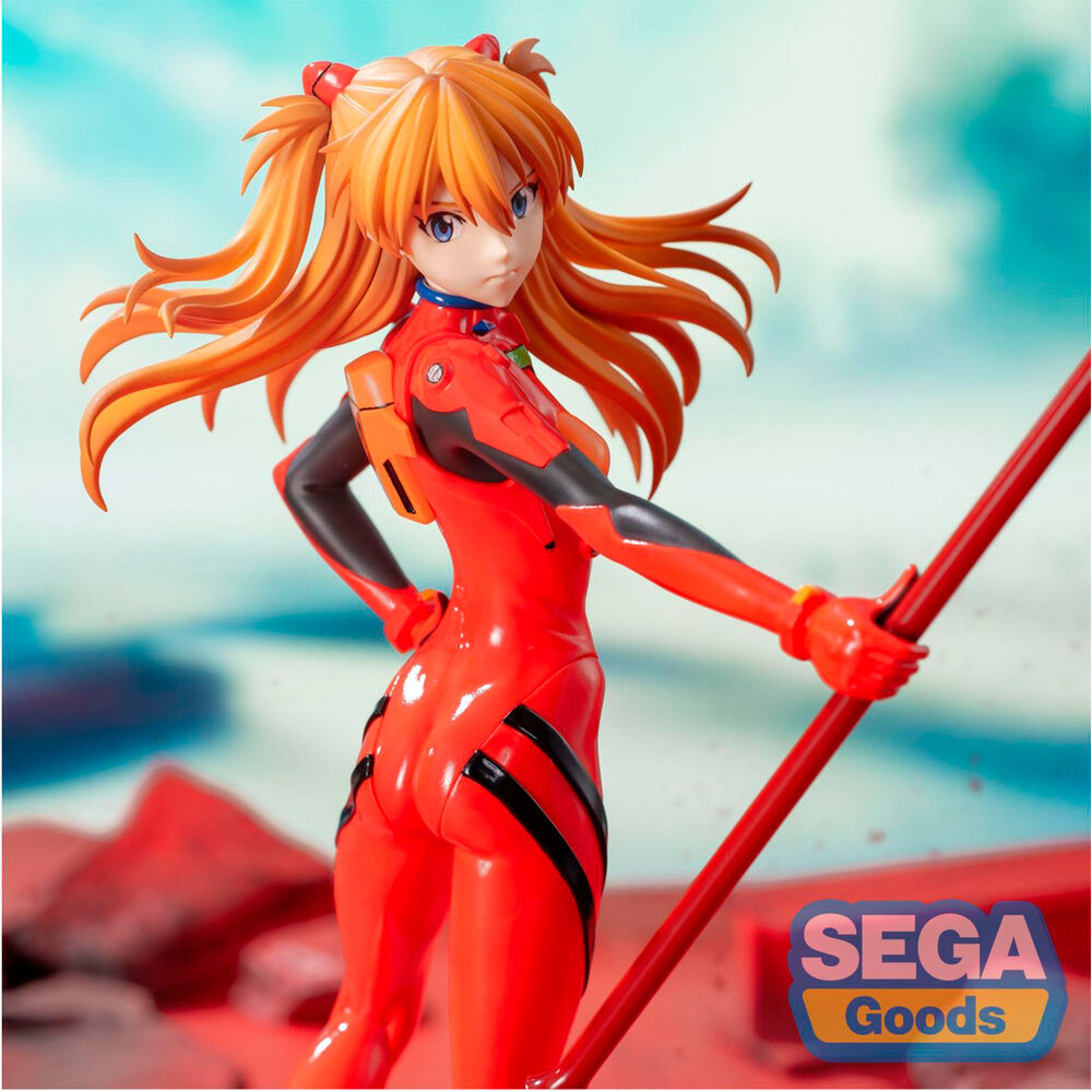 Figura de Asuka Shikinami Langley con la Lanza de Cassius - 3