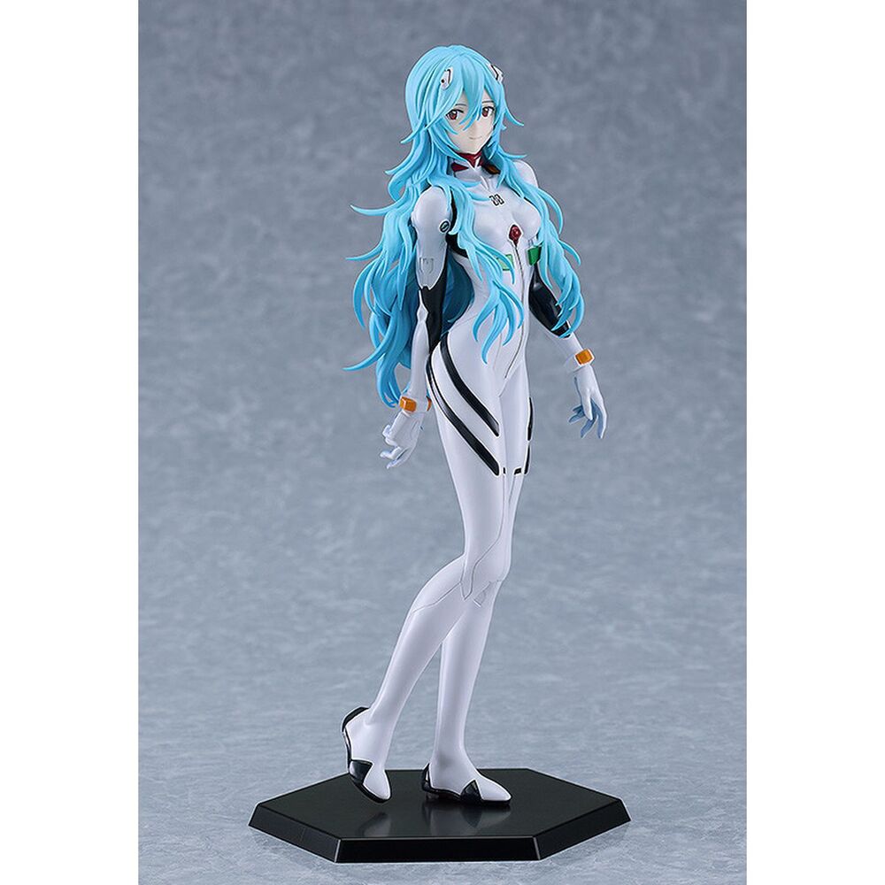 Figura de Rei Ayanami Long Hair de Rebuild of Evangelion con melena azul claro - 2