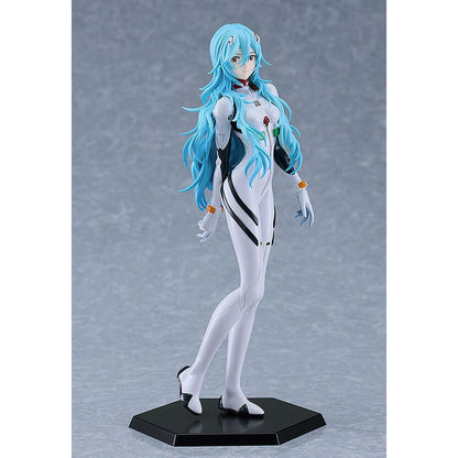 Figura de Rei Ayanami Long Hair de Rebuild of Evangelion con melena azul claro - 2