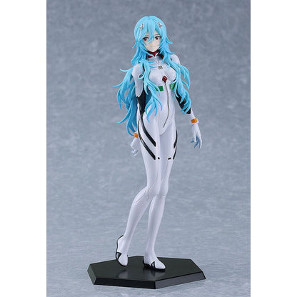 Figura de Rei Ayanami Long Hair de Rebuild of Evangelion con melena azul claro - 3