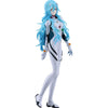 Figura de Rei Ayanami Long Hair de Rebuild of Evangelion con melena azul claro