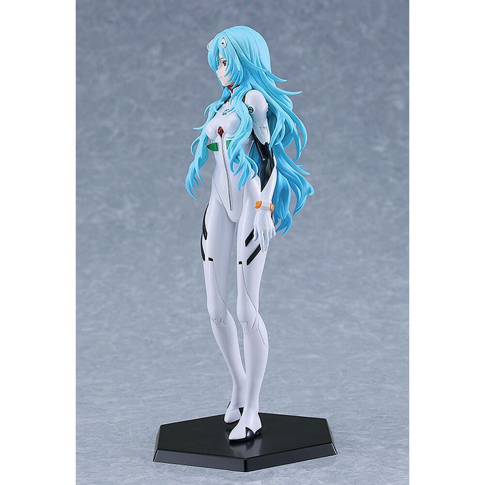 Figura de Rei Ayanami Long Hair de Rebuild of Evangelion con melena azul claro - 4