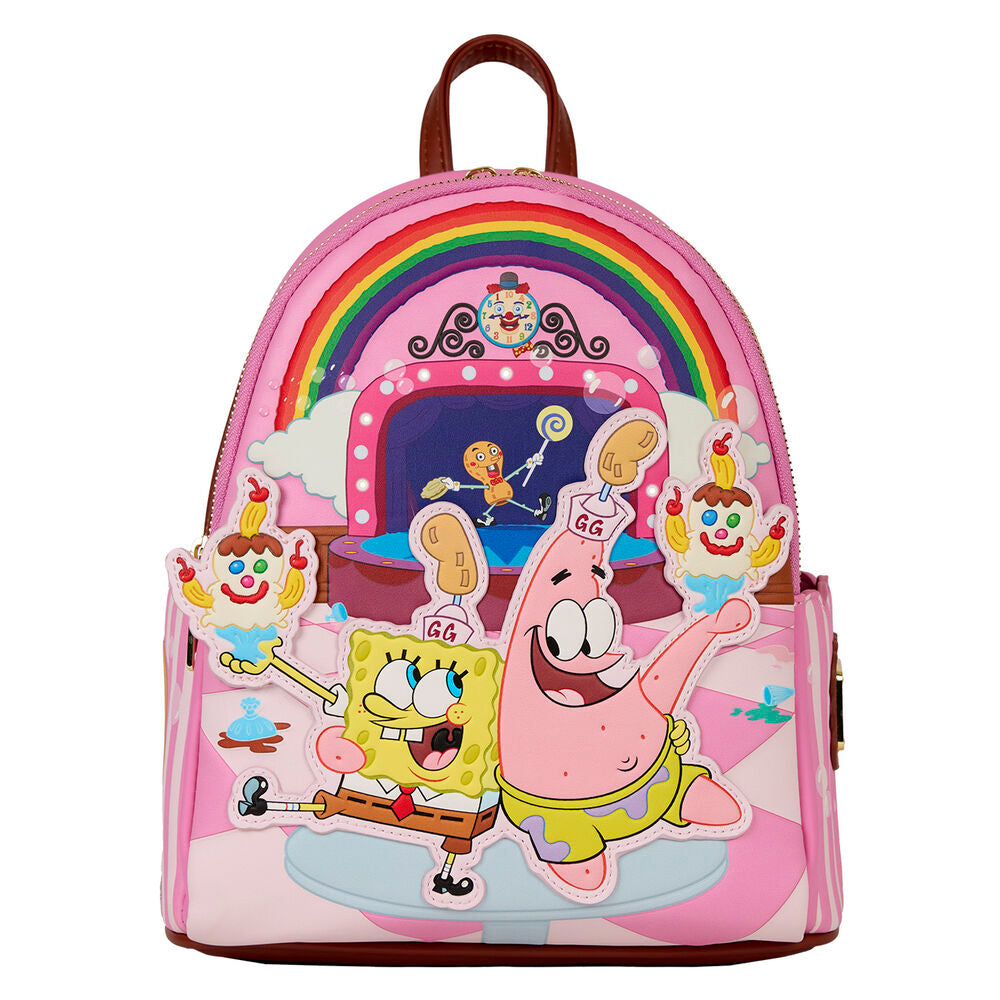 Mochila rosa Loungefly de Bob Esponja y Patricio Goofy Goobers - 2