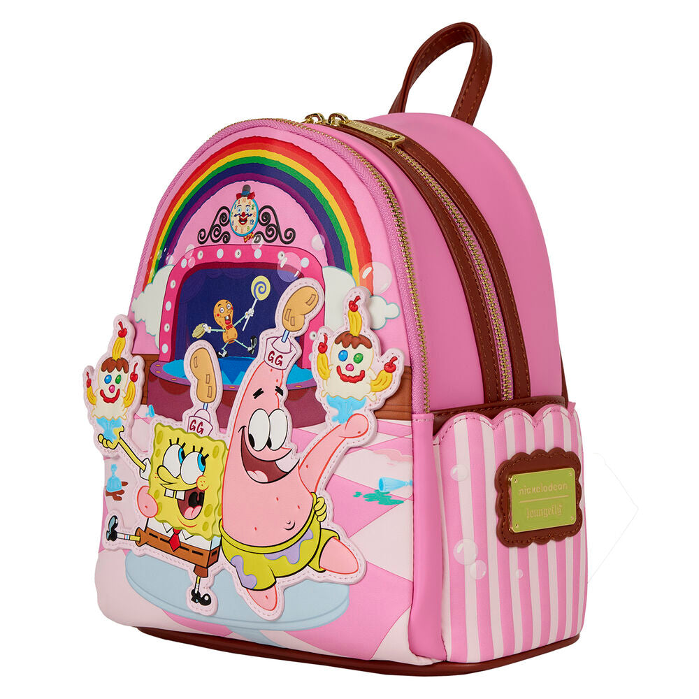 Mochila rosa Loungefly de Bob Esponja y Patricio Goofy Goobers - 3
