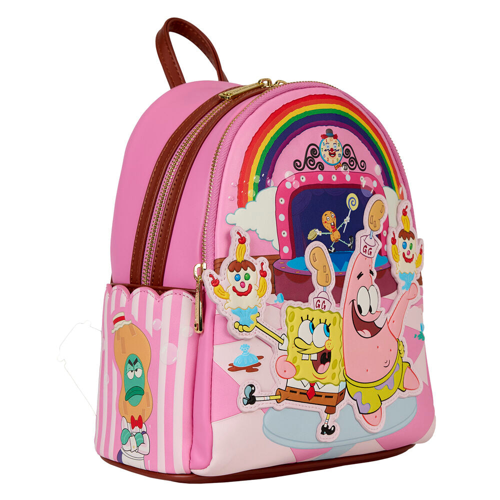 Mochila rosa Loungefly de Bob Esponja y Patricio Goofy Goobers - 4