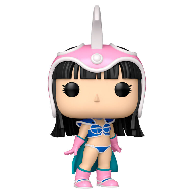 Figura Funko POP! de Chichi de Dragon Ball con casco rosa