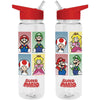 Cantimplora Super Mario Bros de 700 ml con Mario, Luigi, Toad y Peach