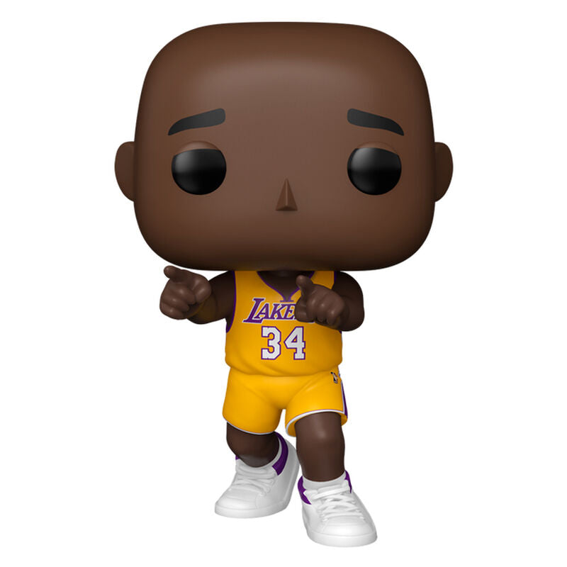 Figura Funko POP de Shaq con uniforme amarillo de Los Angeles Lakers